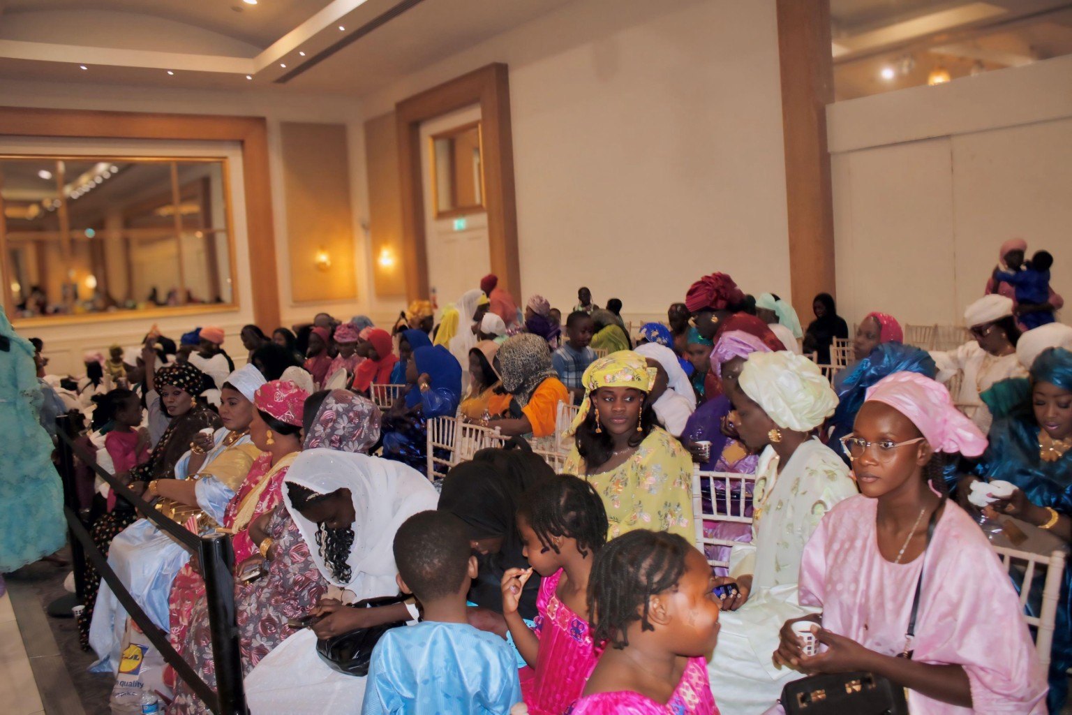 Families attending the Magal